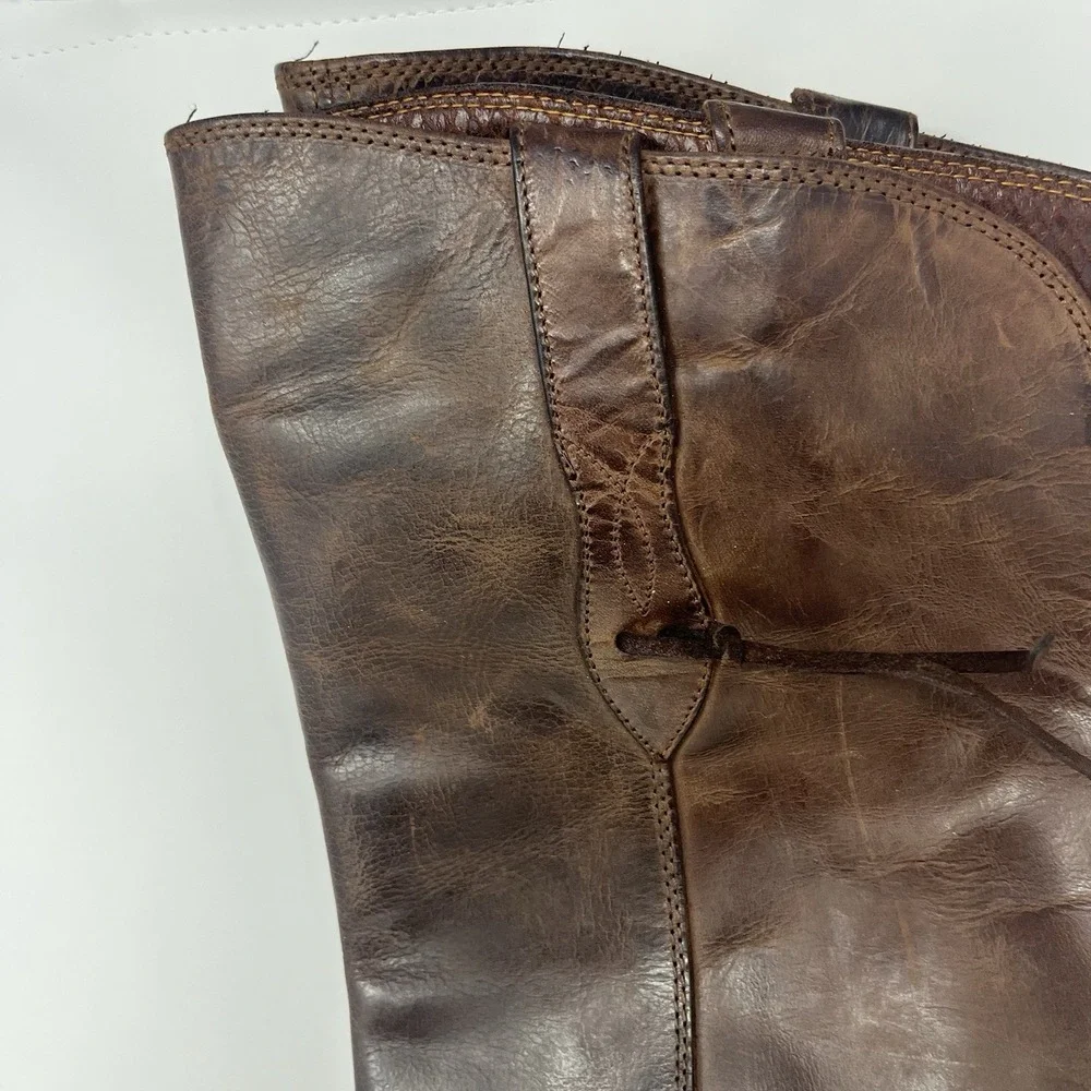 ARIAT Tall OTK Reverse-Ombre' Brown Leather FARAH #10021610 Boots US 7.5 B